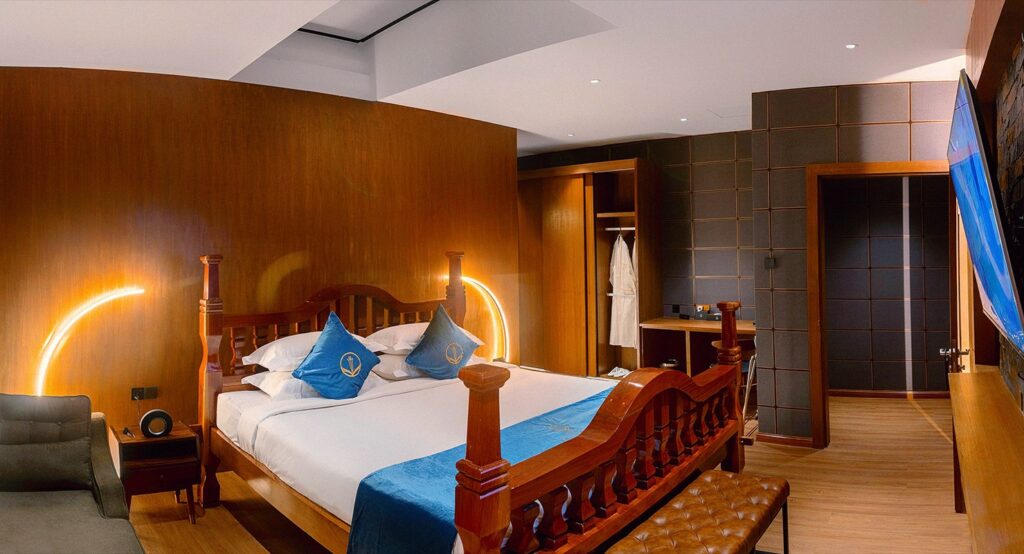 Another view of the Luxury Duplex bedroom